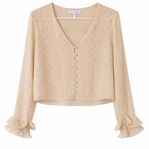 Intermix Georgette Livia Top Size 2